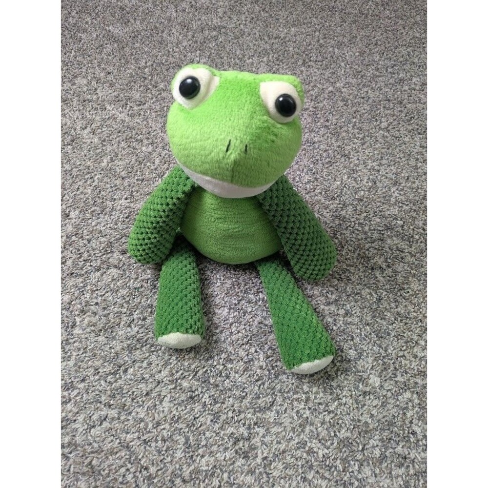 Scentsy Buddy Ribbert the Frog Plush Toy Retired Satin Sheet Scent Pack Included
